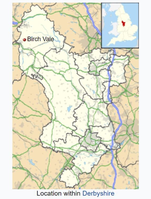 Birch Vale Map